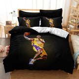 Los Angeles Lakers Kobe Cosplay Bedding Set Duvet Cover Halloween Bed Sheets