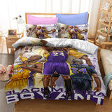 Los Angeles Lakers Kobe Cosplay Bedding Set Duvet Cover Halloween Bed Sheets