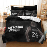 Los Angeles Lakers Kobe Cosplay Bedding Set Duvet Cover Halloween Bed Sheets