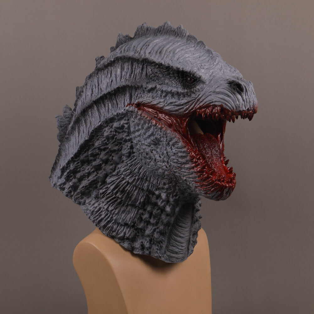 Monster Godzilla Cosplay Latex Helmet Halloween Props