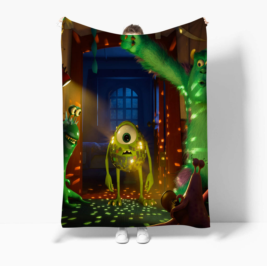 Monsters University Cosplay Flannel Blanket Room Decoration Throw