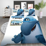 Monsters at Work Cosplay Bedding Set Duvet Cover Halloween Bed Sheets