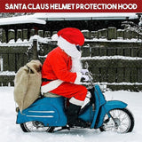 Motorcycle Helmet Cover Christmas Hat Santa Cap