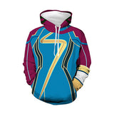 Ms.Marvel Cosplay Hoodie Sweater Halloween Costume