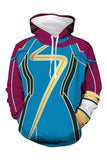 Ms.Marvel Cosplay Hoodie Sweater Halloween Costume