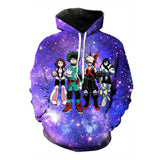 My Hero Academia Anime Cosplay No Zipper Hoodie Halloween Costume