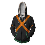 My Hero Academia Bakugou Katsuki Cosplay Hoodie Halloween Costume