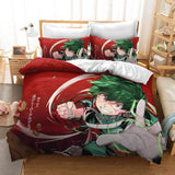 My Hero Academia Cosplay Bedding Duvet Cover Halloween Sheets Bed Set