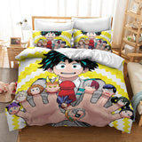 My Hero Academia Cosplay Bedding Duvet Cover Halloween Sheets Bed Set