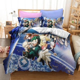 My Hero Academia Cosplay Bedding Duvet Cover Halloween Sheets Bed Set