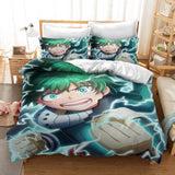 My Hero Academia Cosplay Bedding Duvet Cover Halloween Sheets Bed Set