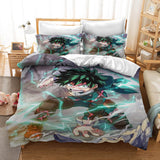 My Hero Academia Cosplay Bedding Duvet Cover Halloween Sheets Bed Set