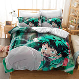 My Hero Academia Cosplay Bedding Duvet Cover Halloween Sheets Bed Set