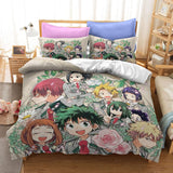 My Hero Academia Cosplay Bedding Set Duvet Cover Halloween Sheets