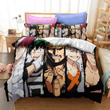 My Hero Academia Cosplay Bedding Set Duvet Cover Halloween Sheets