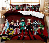 My Hero Academia Cosplay Bedding Set Duvet Cover Halloween Sheets