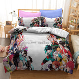 My Hero Academia Cosplay Bedding Set Duvet Cover Halloween Sheets