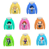 My Hero Academia Cosplay Kids Hoodie Sweater Halloween Costume