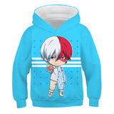 My Hero Academia Cosplay Kids Hoodie Sweater Halloween Costume