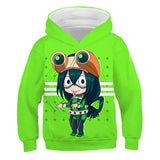 My Hero Academia Cosplay Kids Hoodie Sweater Halloween Costume