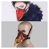 My Hero Academia Overhaul Helmet Cosplay Crow Mouth Plague Doctor Halloween props