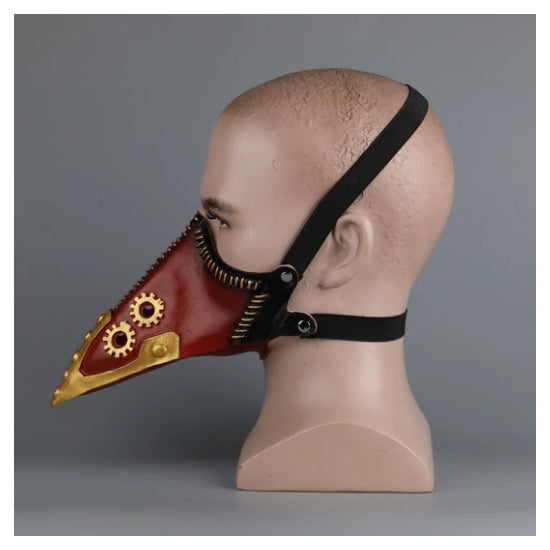 My Hero Academia Overhaul Helmet Cosplay Crow Mouth Plague Doctor Halloween props