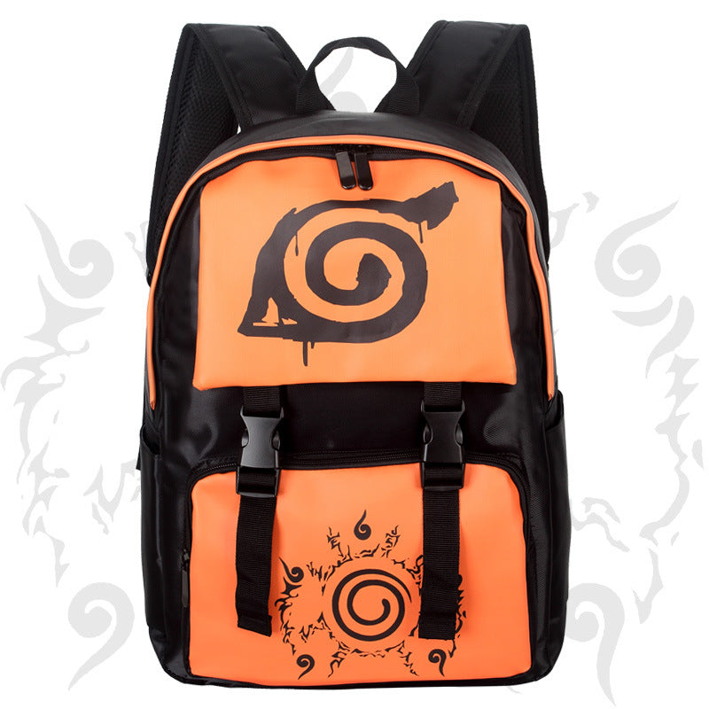 Naruto Uzumaki Cosplay Waterproof Backpack Halloween School Bags