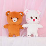 Milk And Mocha Bear Plush Toys Soft Stuffed Gift Dolls for Kids Boys Girls