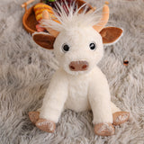 Highland Cow Plush Toys Soft Stuffed Gift Dolls for Kids Boys Girls