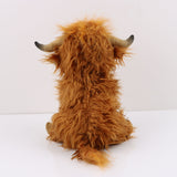 Scottish Highland Cow Plush Stuffed Animals Cow Plush Toys Soft Stuffed Gift Dolls for Kids Boys Girls