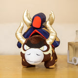 Arataki Itto Bull Ushi Plush Toy Animal Plushies Doll Birthday Gifts For Kids