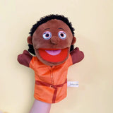 Family Plush Toys Soft Stuffed Hand Puppet Gift Dolls for Kids Boys Girls