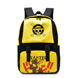 One Piece Cosplay Waterproof Backpack Halloween School Bags