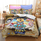 PAW Patrol Season 1 Cosplay Duvet Cover Set Halloween Quilt Cover