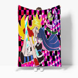 Panty Stocking with Garterbelt Cosplay Flannel Blanket Room Decoration Throw