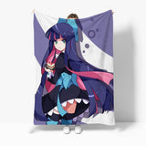 Panty Stocking with Garterbelt Cosplay Flannel Blanket Room Decoration Throw