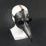 Plague Bird Doctor Cosplay Helmet soft PVC Led Light Halloween Party Porp