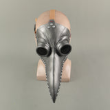 Plague Bird Doctor Cosplay Light gray Helmet soft PVC Halloween Party Porp