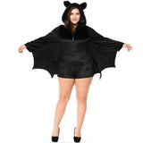 BFJFY Plus Size Fantastic Cozy Bat Adult Women Halloween Costume - bfjcosplayer