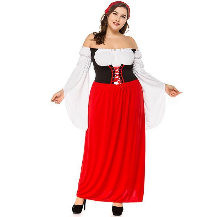 BFJFY Plus Size Swiss Miss Adult Women Beer Girl Costume - bfjcosplayer