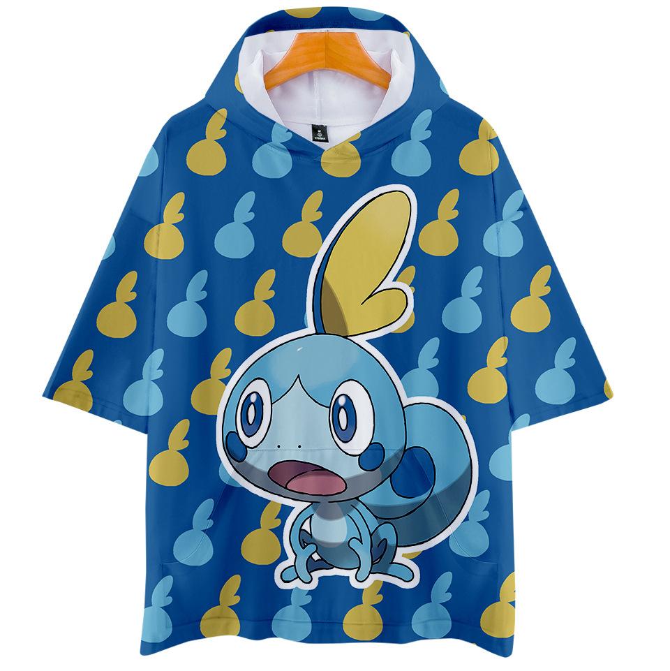 Pokemon Sword and Shield cosplay costume Halloween Hooded short sleeve - bfjcosplayer