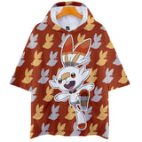 Pokemon Sword and Shield cosplay costume Halloween Hooded short sleeve - bfjcosplayer