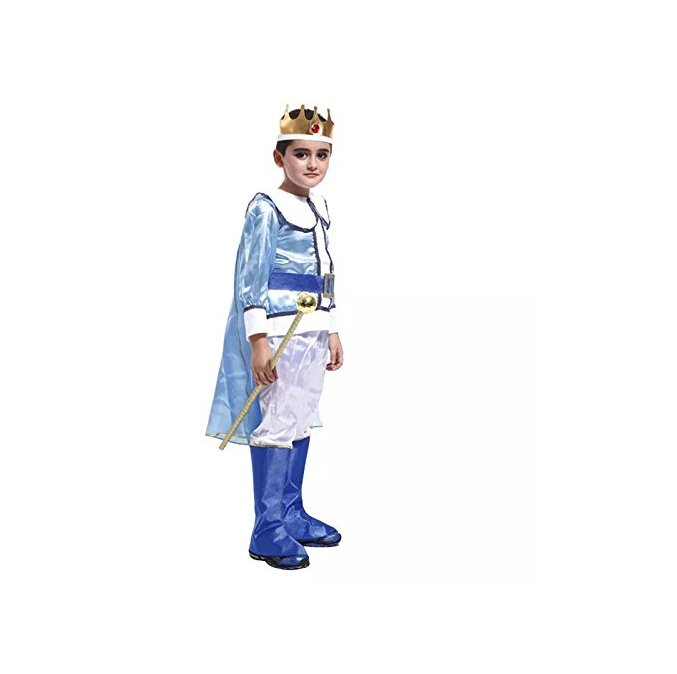 BFJFY Halloween Boy's Prince Crown Cosplay Costume Performance Outfit - bfjcosplayer