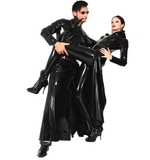 BFJFY Halloween The Matrix Spy Cosplay Costume Long Coat For Men And Women - bfjcosplayer