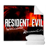 Resident Evil Welcome to Raccoon City Cosplay Blanket Halloween Throw