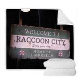 Resident Evil Welcome to Raccoon City Cosplay Blanket Halloween Throw
