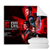Resident Evil Welcome to Raccoon City Cosplay Blanket Halloween Throw