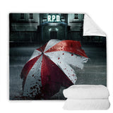 Resident Evil Welcome to Raccoon City Cosplay Blanket Halloween Throw