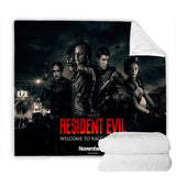 Resident Evil Welcome to Raccoon City Cosplay Blanket Halloween Throw