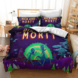 Rick And Morty Bedding Set Cosplay Duvet Cover